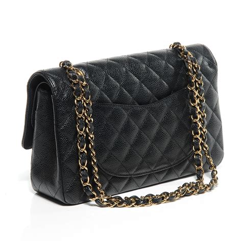 chanel caviar medium flap|CHANEL Caviar Quilted Medium Double Flap Black.